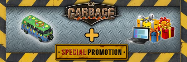 Exklusive Geschenke zum Start in Garbage Garage 