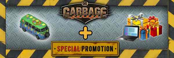 Exklusive Geschenke zum Start in Garbage Garage 