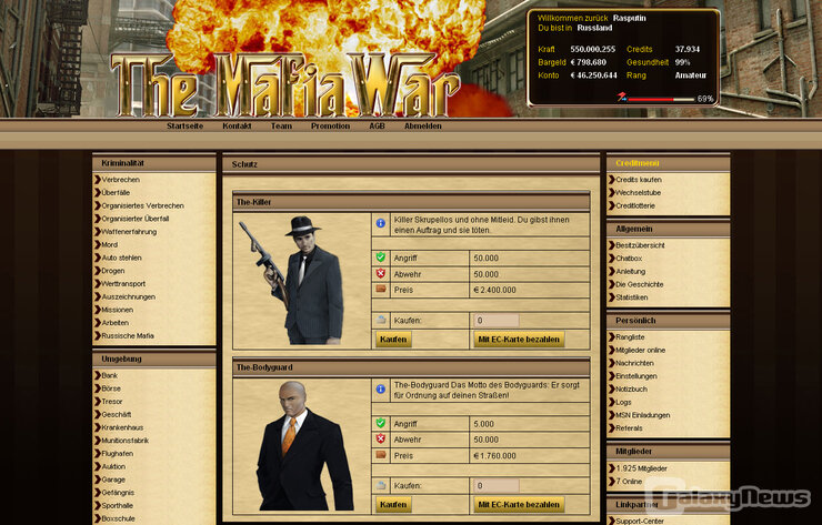 Screenshot The-MafiaWar