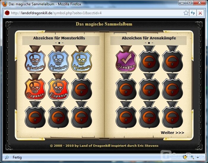 Screenshot Land of Dragonkill