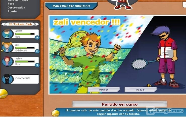 Screenshot CrazyTennis