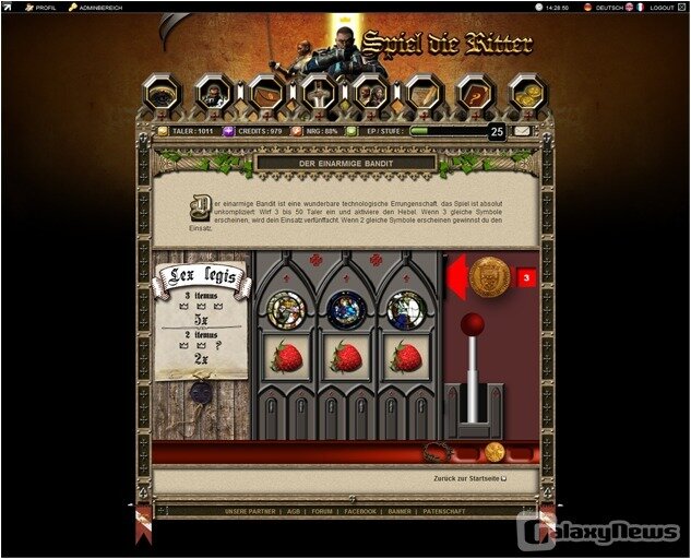 Screenshot Spiel die Ritter