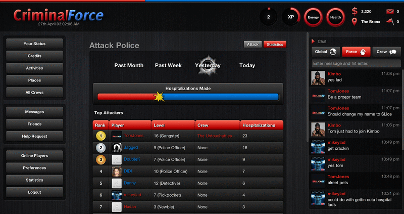 Screenshot Criminal Force