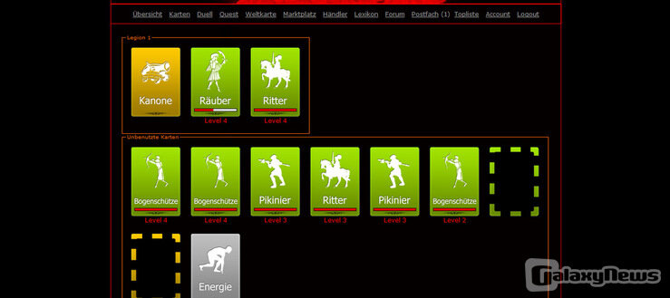 Screenshot Blut Krieg