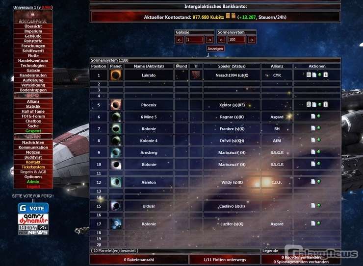 Screenshot Fall of the Gods