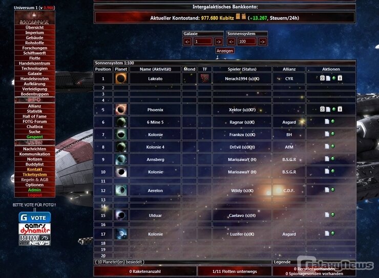 Screenshot Fall of the Gods