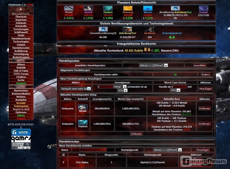 Screenshot Fall of the Gods