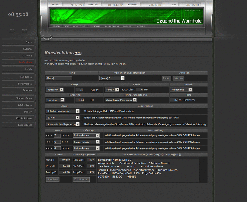Screenshot Beyond the Wormhole