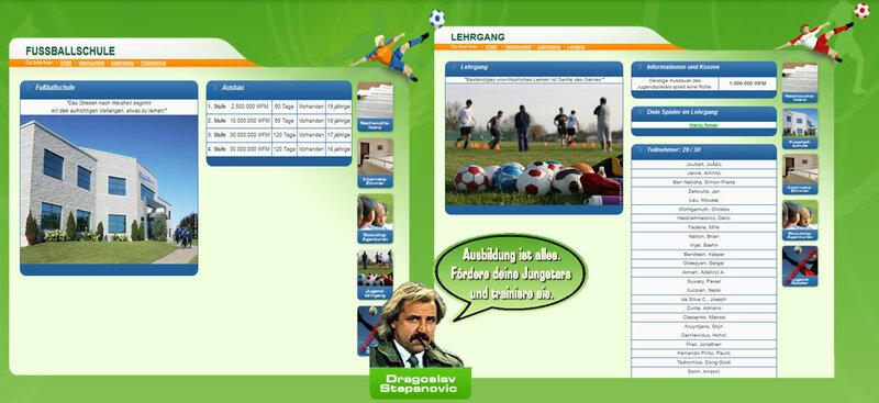 Screenshot Weltfussballmanager