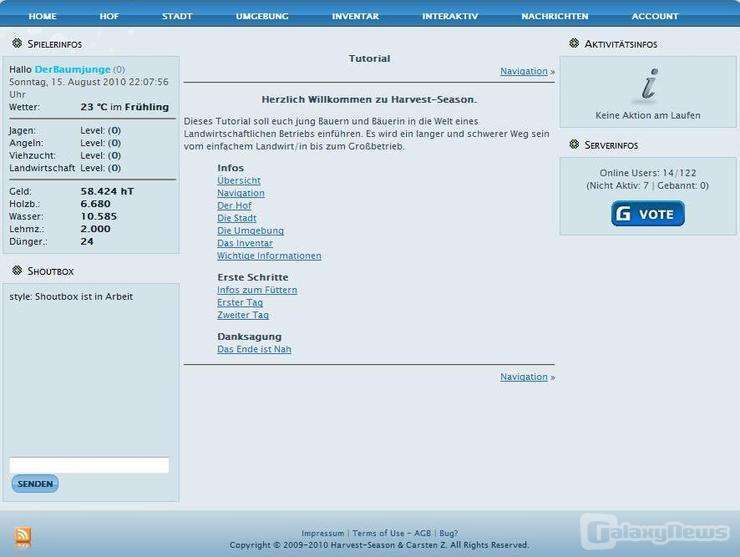 Screenshot Harvest Season