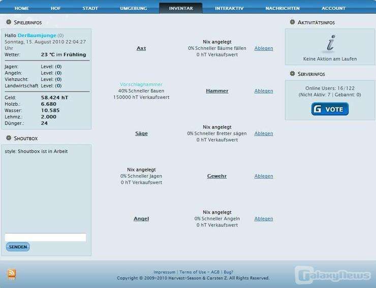 Screenshot Harvest Season