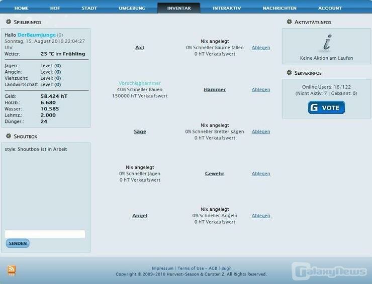 Screenshot Harvest Season