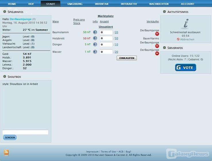 Screenshot Harvest Season