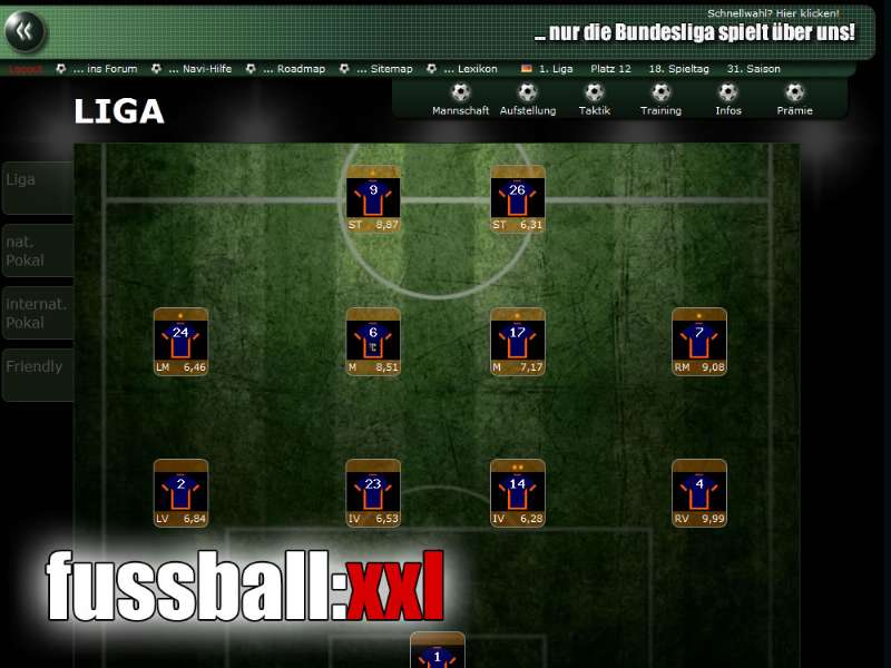 Screenshot fussball:xxl