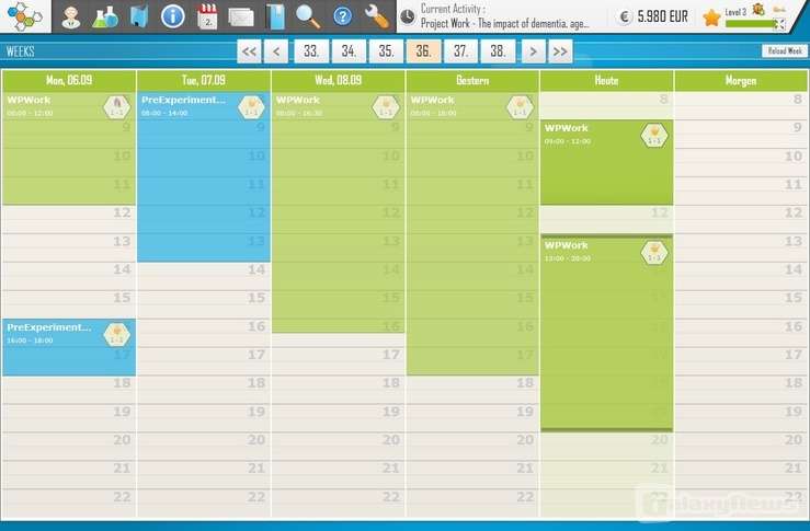 Screenshot Power of Research