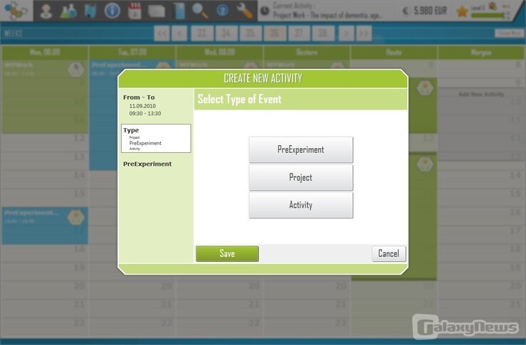Screenshot Power of Research