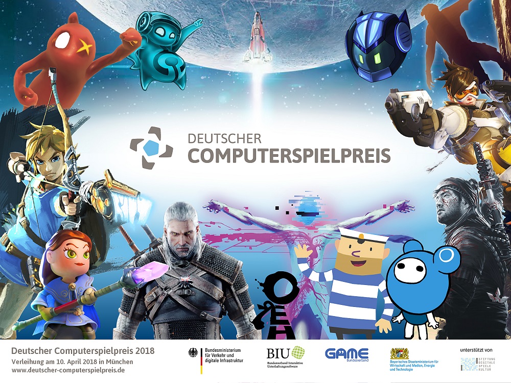 Deutscher Computerspielpreis 2018: Jury nominiert die besten Computerspiele