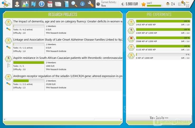 Screenshot Power of Research