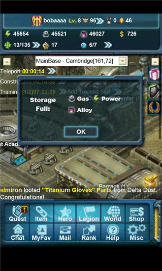 Screenshot Avalon Wars