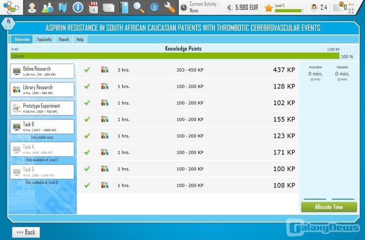 Screenshot Power of Research