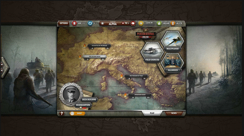 Screenshot Panzer General Online