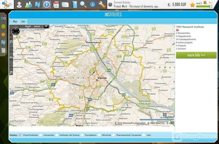 Screenshot Power of Research
