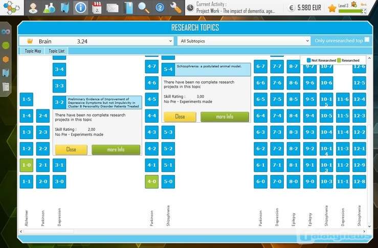 Screenshot Power of Research