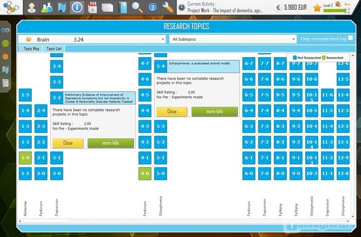 Screenshot Power of Research