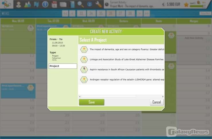 Screenshot Power of Research