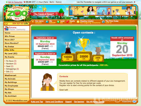 Screenshot MondoZoo
