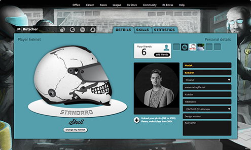 Screenshot RacingLife.net