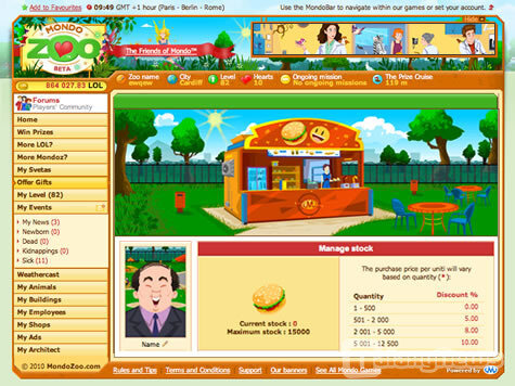 Screenshot MondoZoo