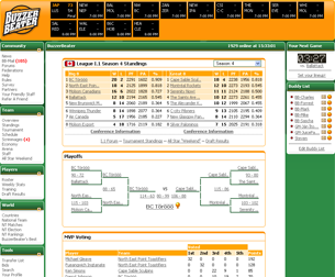 Screenshot BuzzerBeater