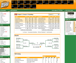 Screenshot BuzzerBeater