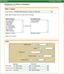 Screenshot BuzzerBeater