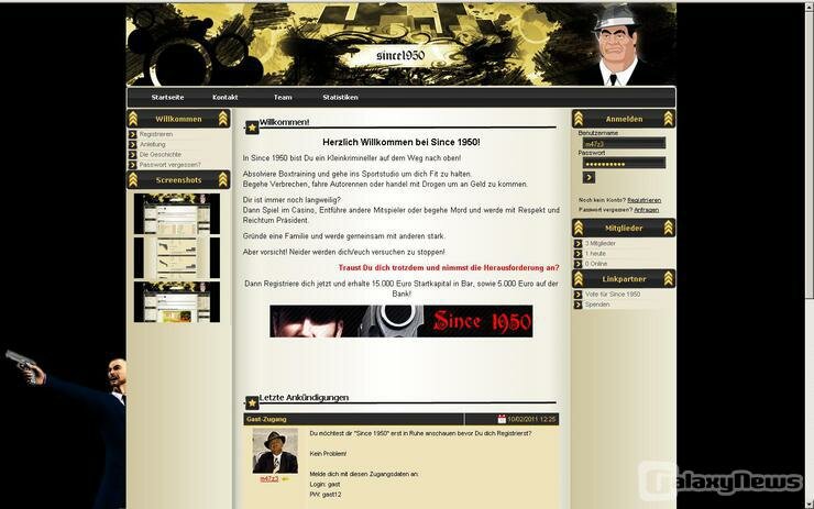 Screenshot Since 1950