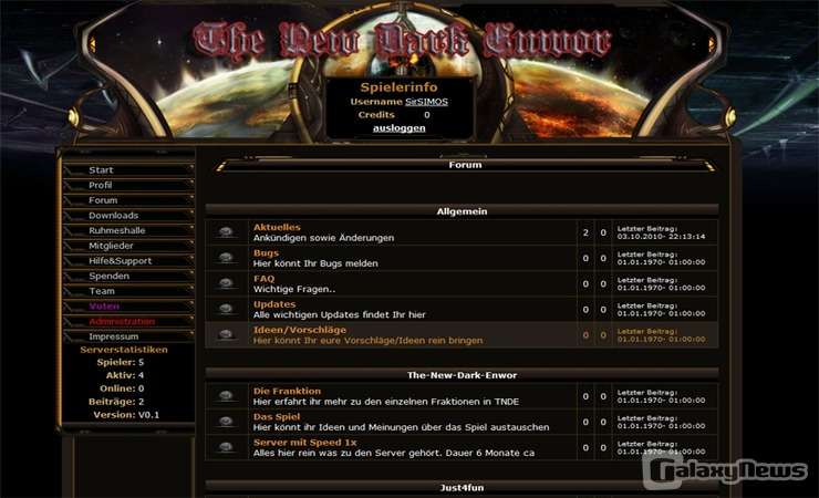 Screenshot The New Dark Enwor