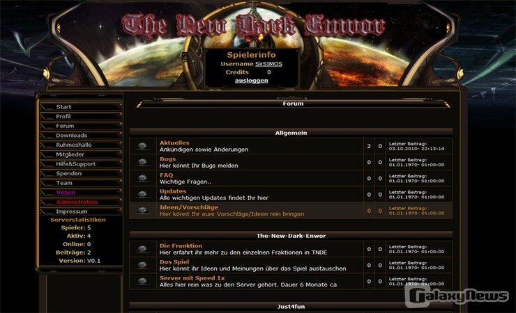 Screenshot The New Dark Enwor