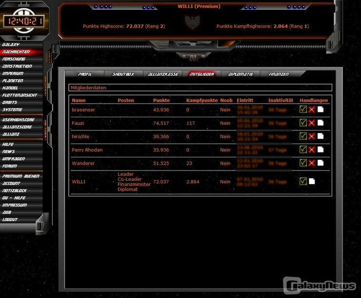 Screenshot Operation Universe