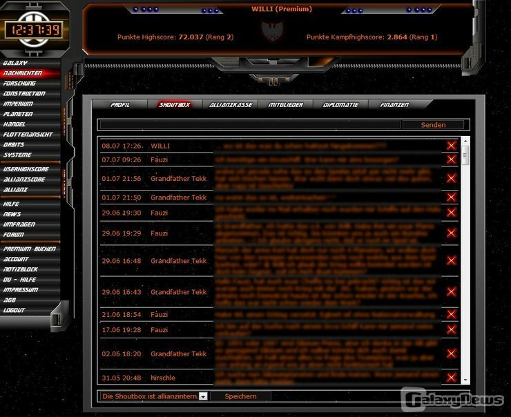 Screenshot Operation Universe