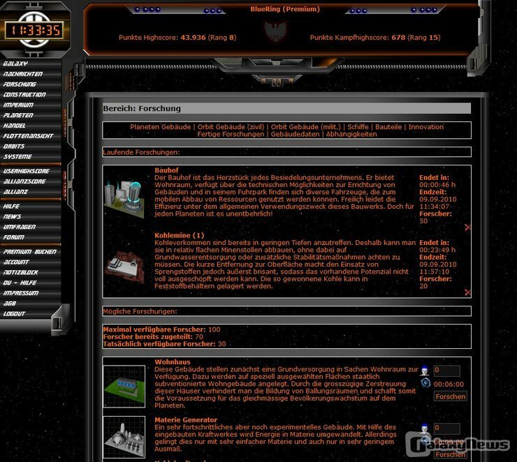 Screenshot Operation Universe