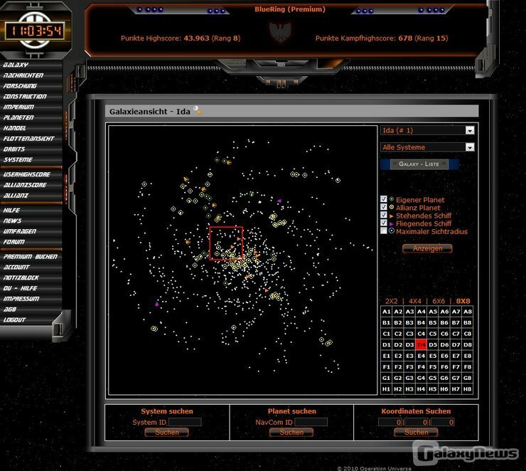 Screenshot Operation Universe