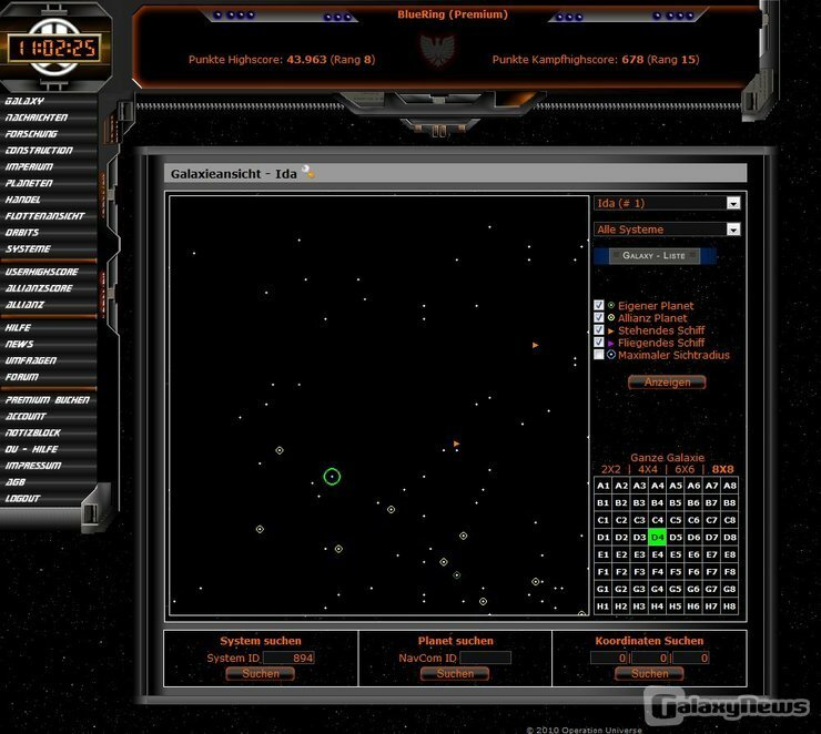 Screenshot Operation Universe