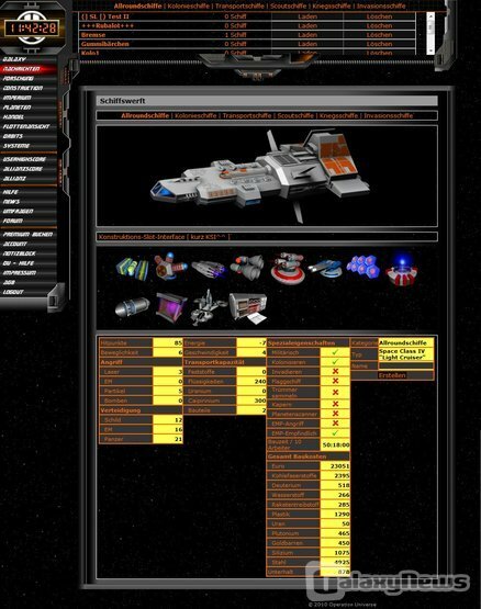 Screenshot Operation Universe