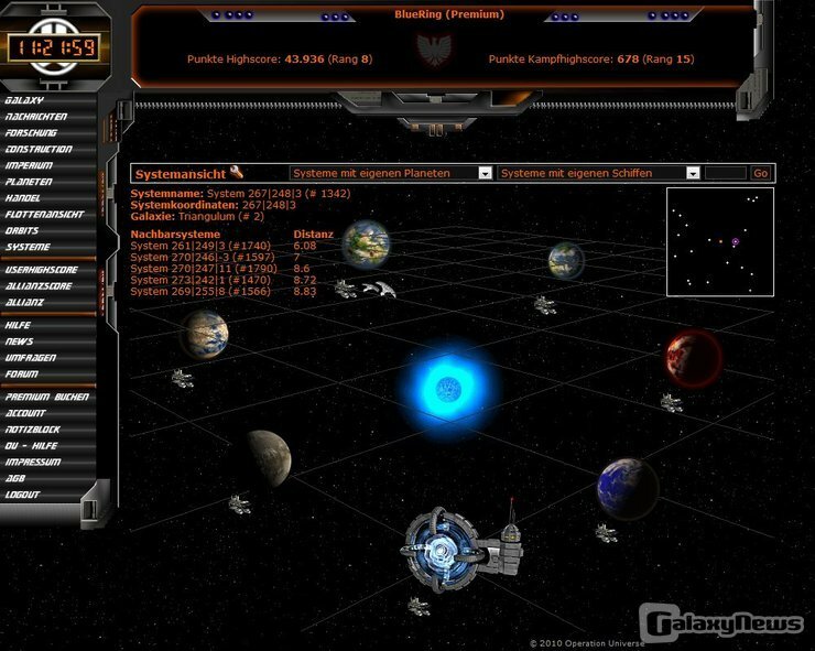 Screenshot Operation Universe