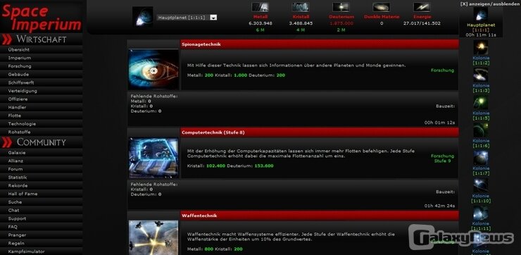 Screenshot Space Imperium