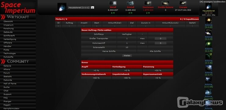 Screenshot Space Imperium