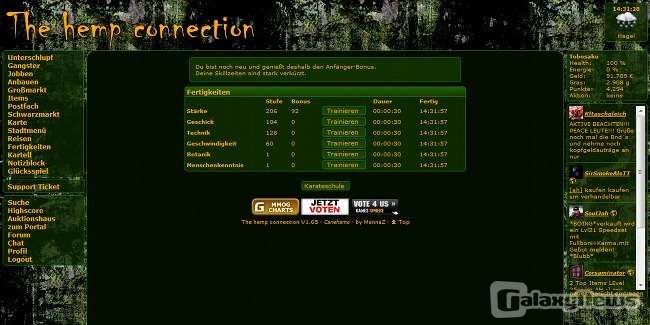 Screenshot The Hemp Connection