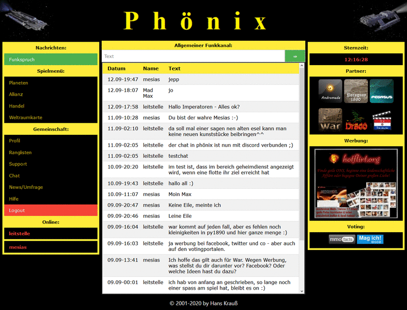 Screenshot Phönix