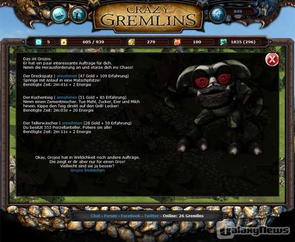 Screenshot Crazy Gremlins